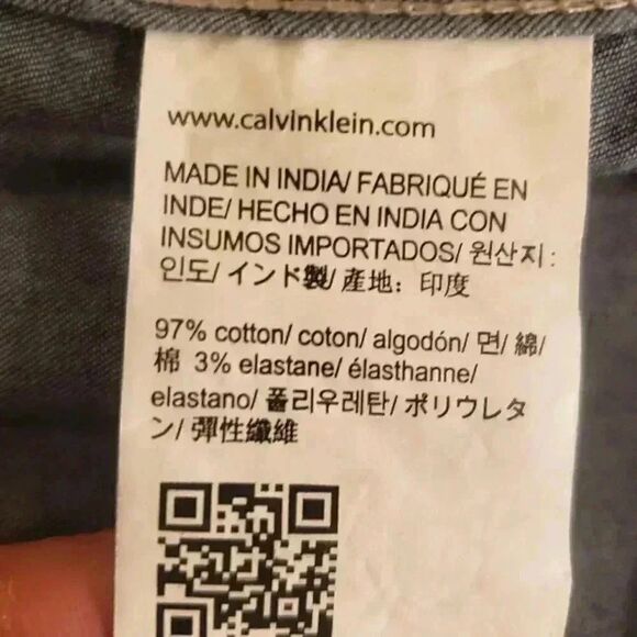 Calvin Klein Women's Blue Brady White Small Snap Front Denim Shirt - Picture 11 of 13